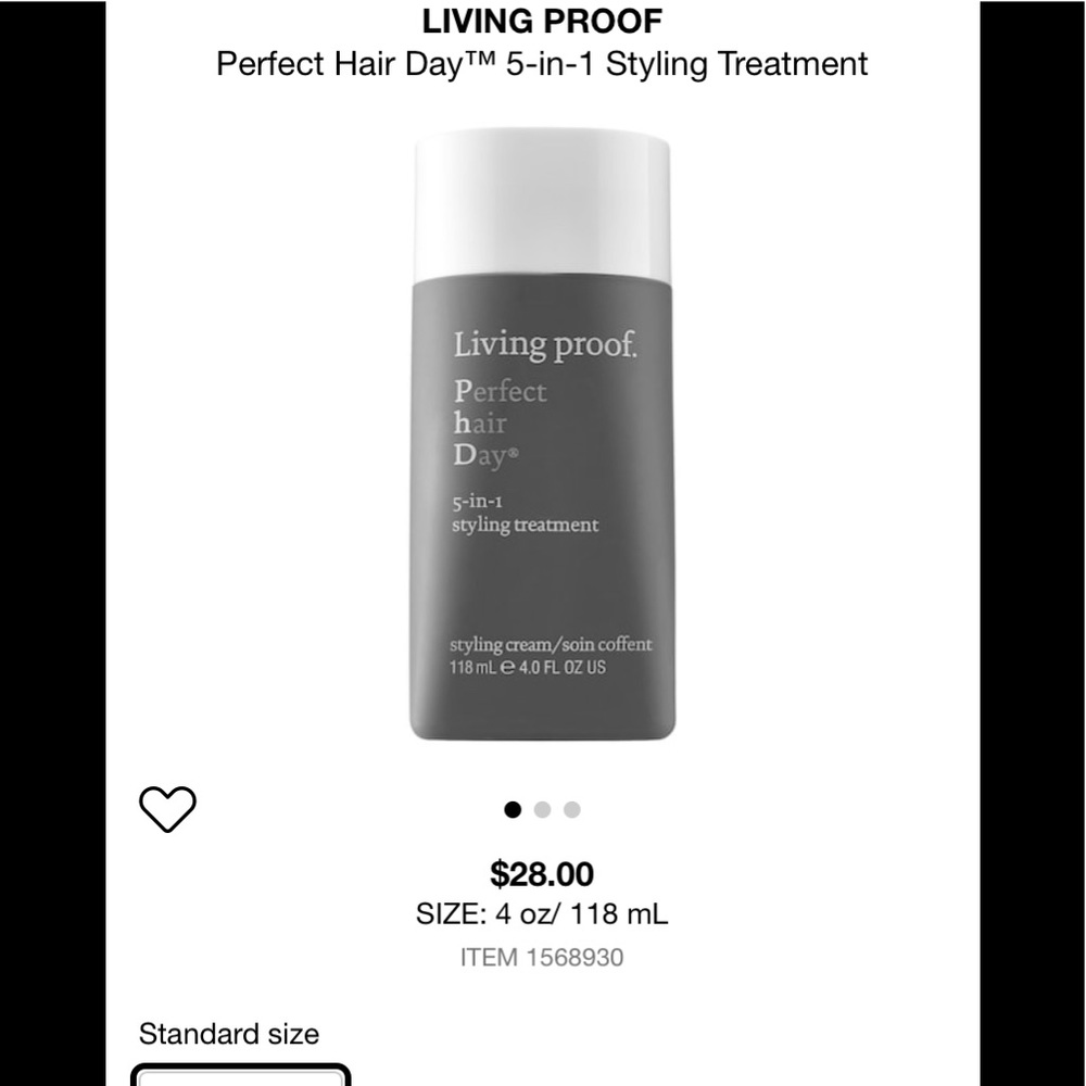 Living Proof 5-in-1 styling hair treatment